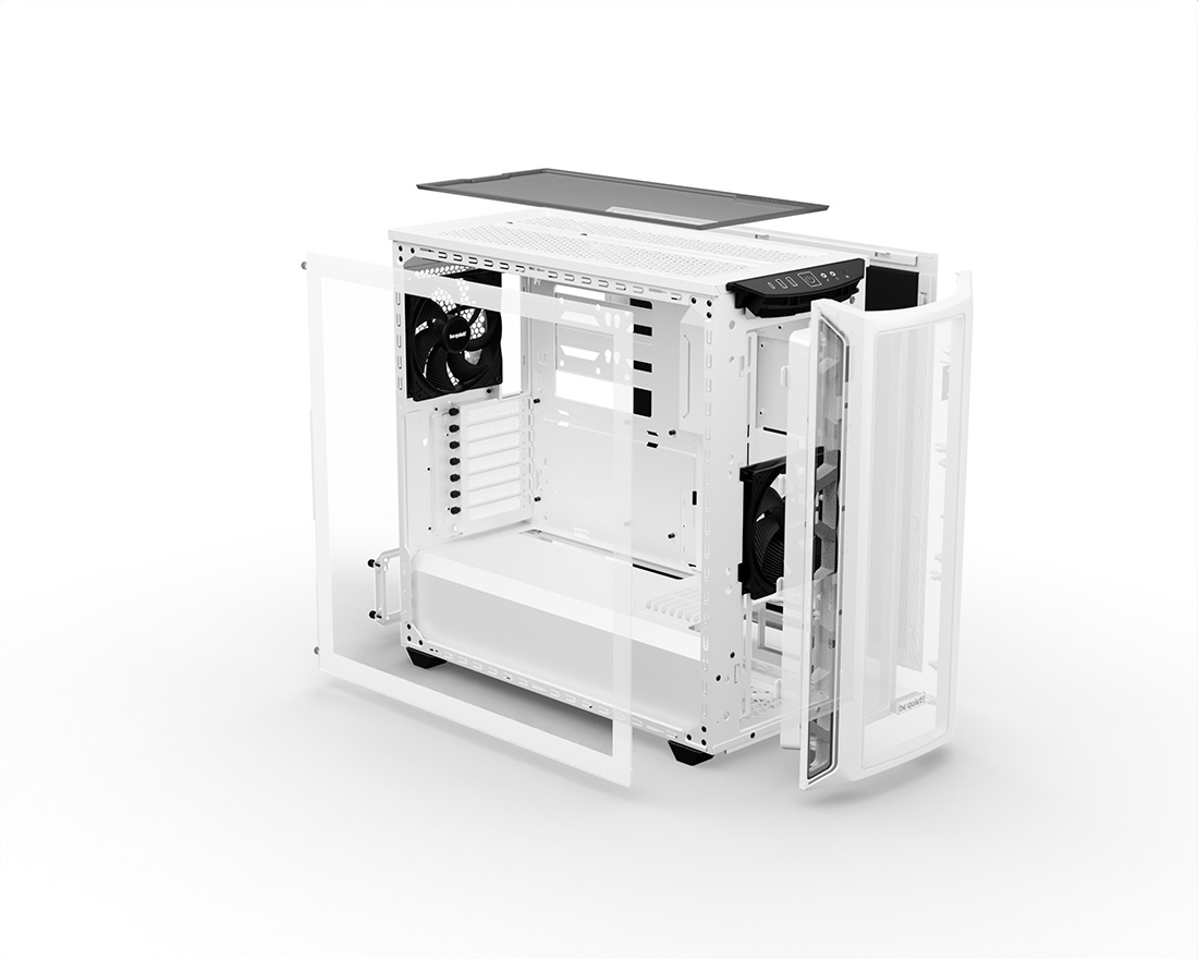 SHADOW BASE 800 DX | White silent PC cases from be quiet!